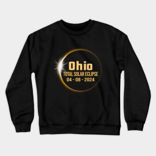 State Ohio Total Solar Eclipse Crewneck Sweatshirt